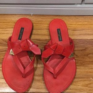 Louis Vuitton red sandals 36-5